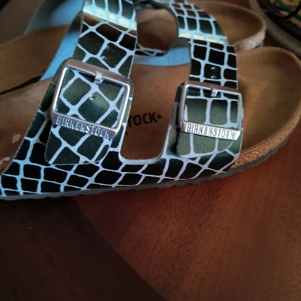 Birkenstock Arizona Gator Gleam